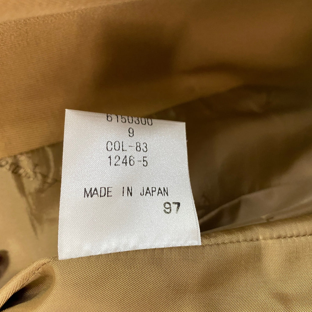 Aquascutum　アクアスキュータム　ダブルブレストテーラードジャケット　ブレザー　キャメル　9サイズ