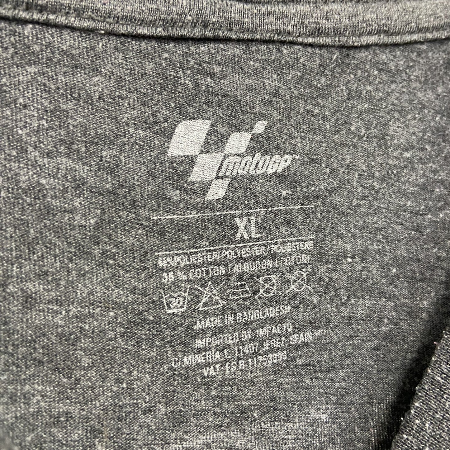 motogp　MONSTER energy　モンスターエナジー　半袖プリントTシャツ　企業T　グレー　XLサイズ