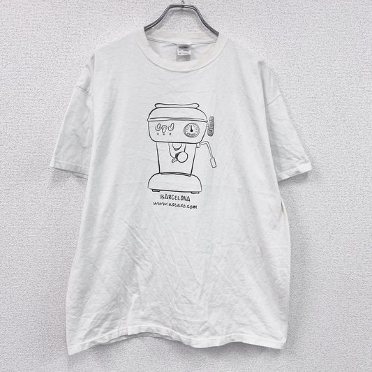FRUIT OF THE LOOM　フルーツオブザルーム　Ascaso　アスカソ　半袖Tシャツ　ホワイト　XLサイズ