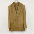 Aquascutum　アクアスキュータム　ダブルブレストテーラードジャケット　ブレザー　キャメル　9サイズ