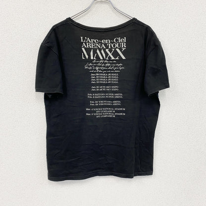 L'Arc-en-Ciel　ラルクアンシエル　半袖プリントTシャツ　黒　ブラック　Lサイズ