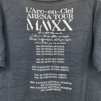 L'Arc-en-Ciel　ラルクアンシエル　半袖プリントTシャツ　黒　ブラック　Lサイズ