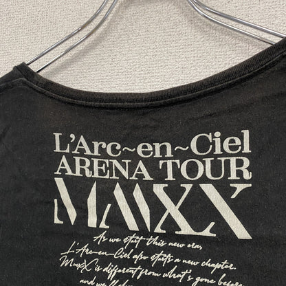 L'Arc-en-Ciel　ラルクアンシエル　半袖プリントTシャツ　黒　ブラック　Lサイズ