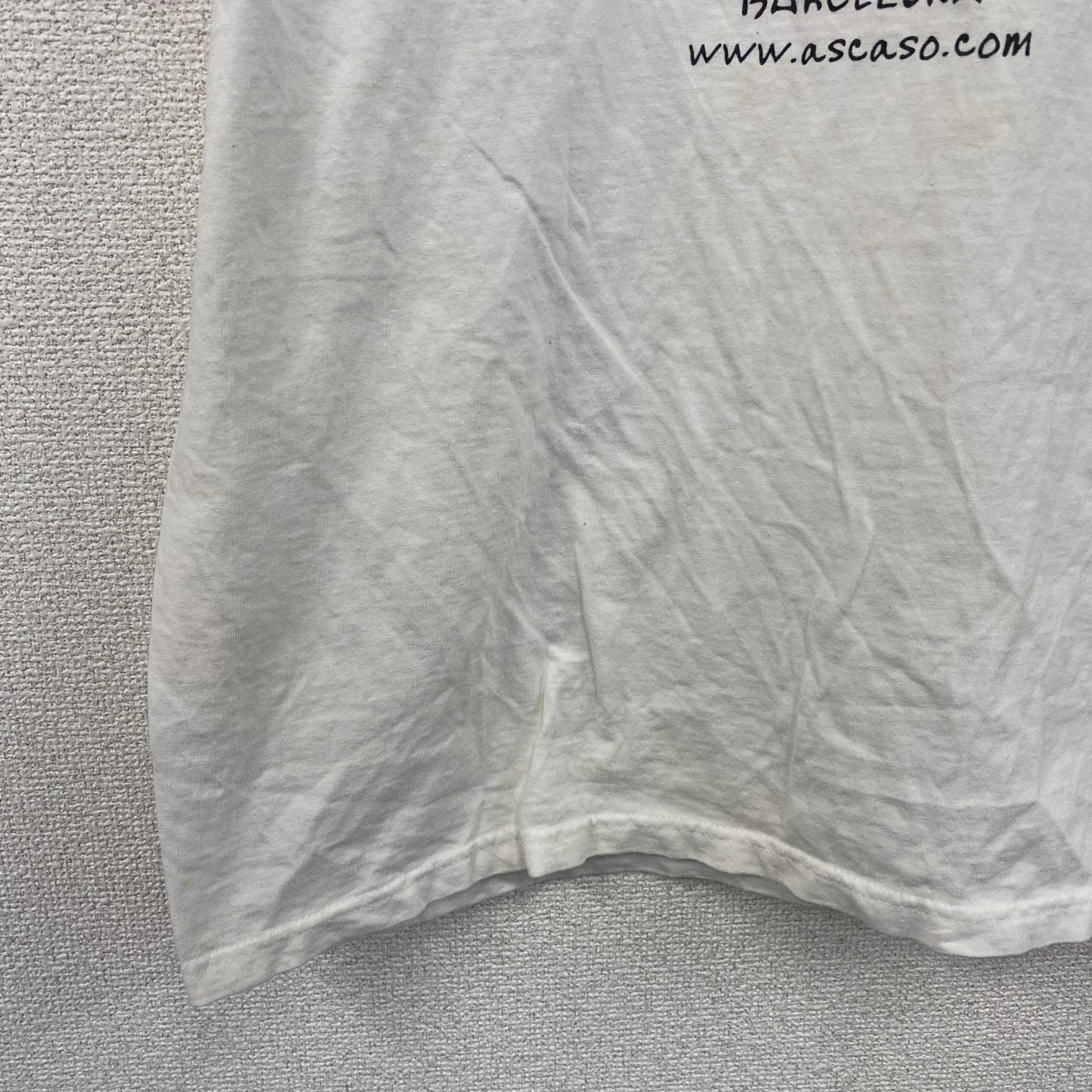 FRUIT OF THE LOOM　フルーツオブザルーム　Ascaso　アスカソ　半袖Tシャツ　ホワイト　XLサイズ