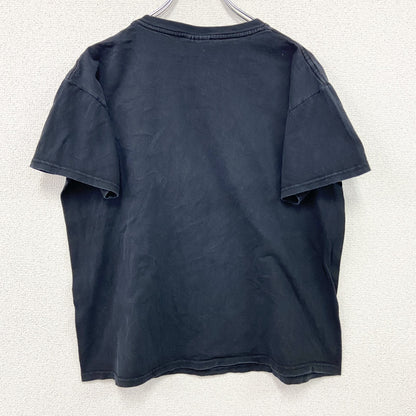 半袖プリントTシャツ　パンクT　DEMON skull　骸骨　黒　ブラック　XLサイズ