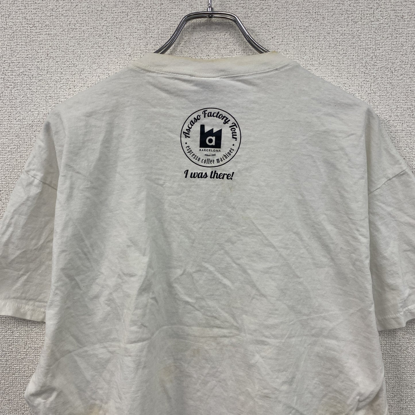 FRUIT OF THE LOOM　フルーツオブザルーム　Ascaso　アスカソ　半袖Tシャツ　ホワイト　XLサイズ
