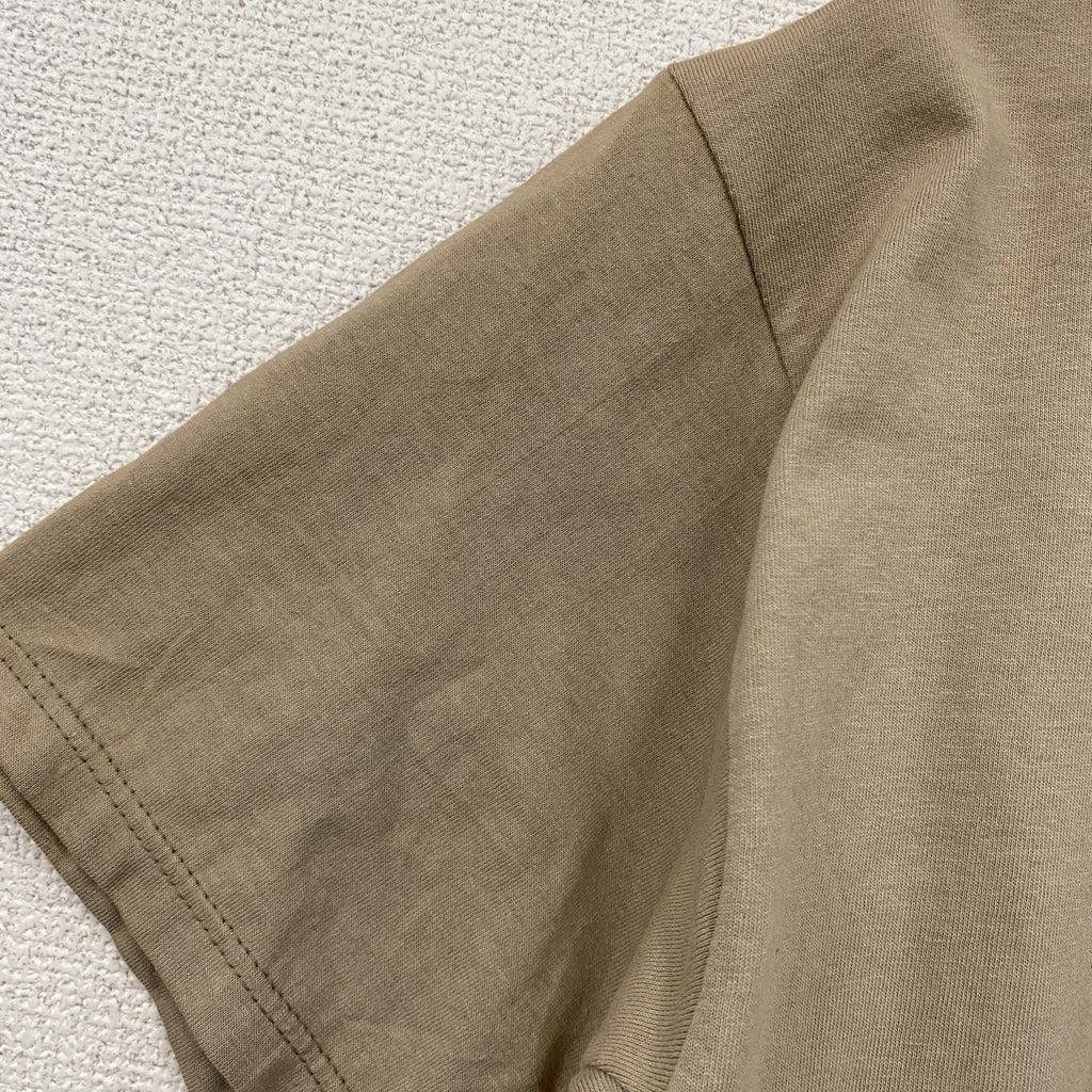 90s～　JERZEES　ジャージーズ　半袖プリントTシャツ　ヴィンテージ　カーキ　Mサイズ