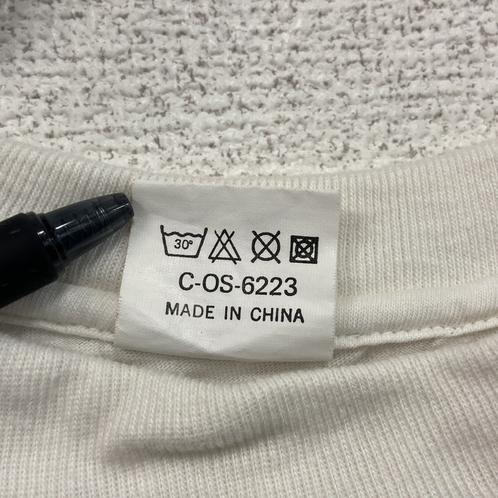 ～90s　半袖浮世絵プリントTシャツ　ヴィンテージ　シングルステッチ　白　ホワイト　LLサイズ
