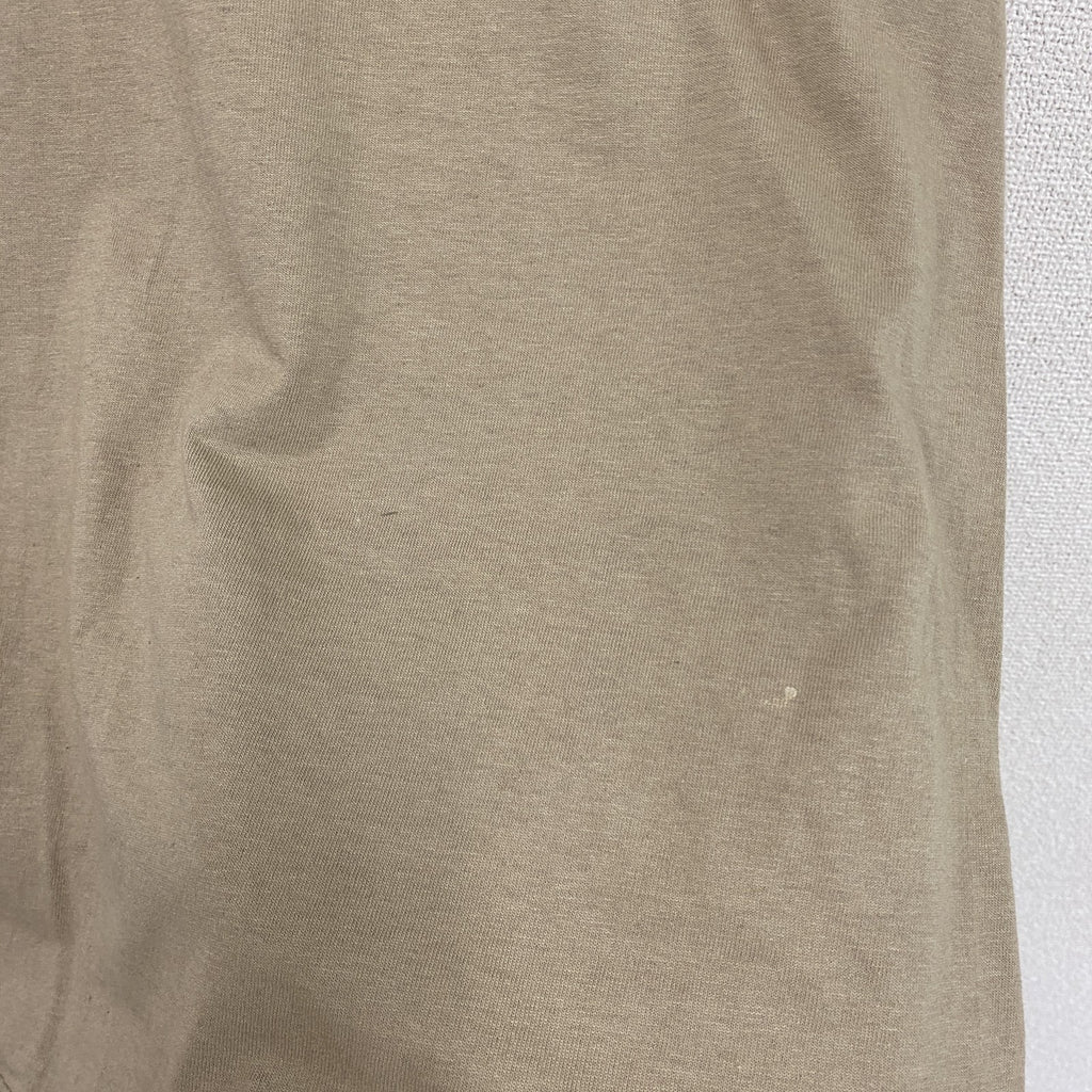 90s～　JERZEES　ジャージーズ　半袖プリントTシャツ　ヴィンテージ　カーキ　Mサイズ