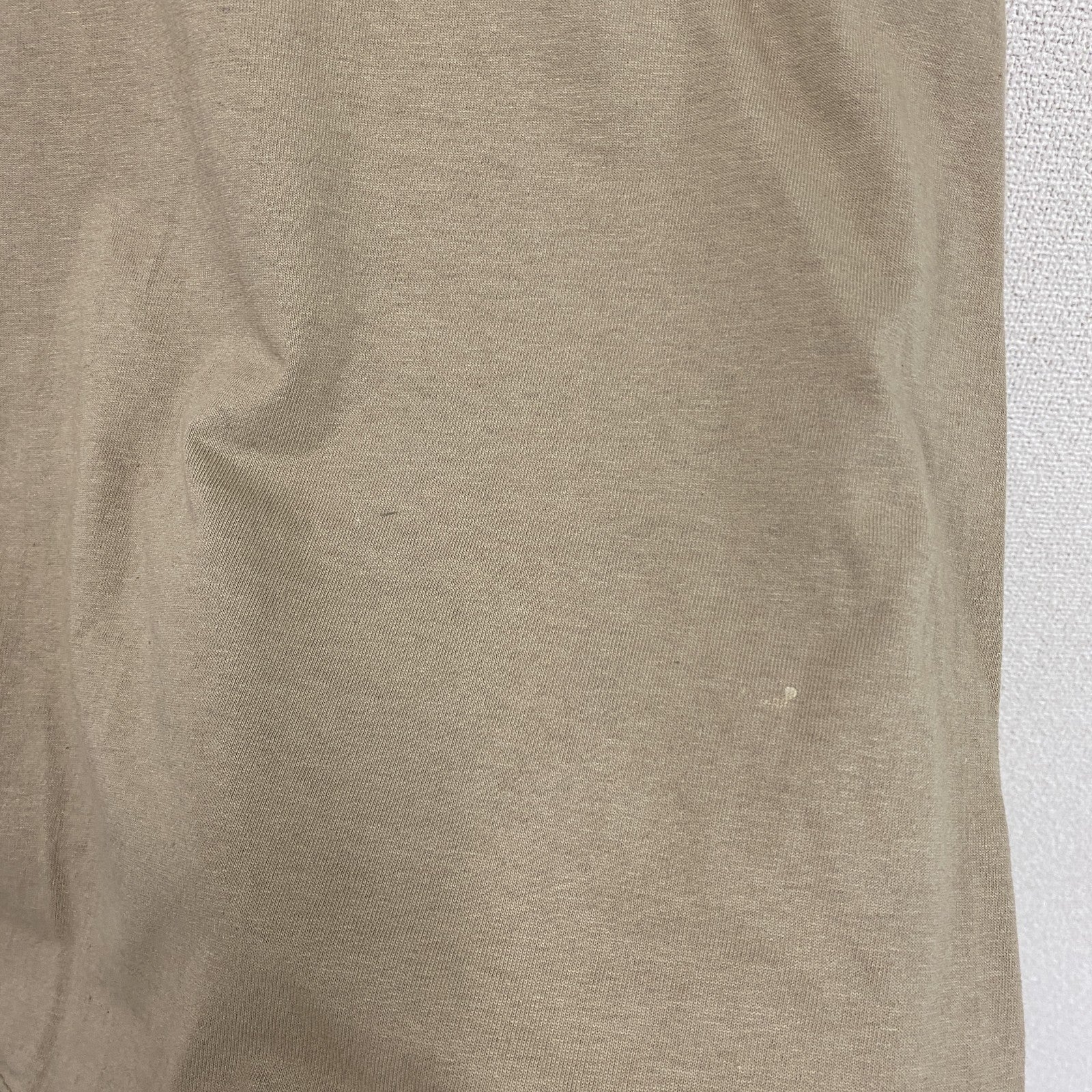 90s～　JERZEES　ジャージーズ　半袖プリントTシャツ　ヴィンテージ　カーキ　Mサイズ