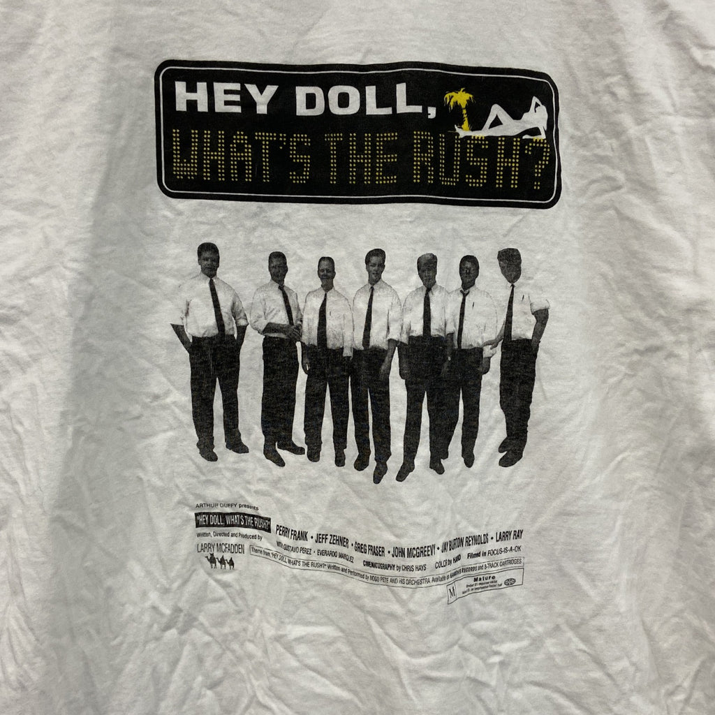90s　P.J.Clarke's　半袖プリントTシャツ　ヴィンテージ　シングルステッチ　白　ホワイト