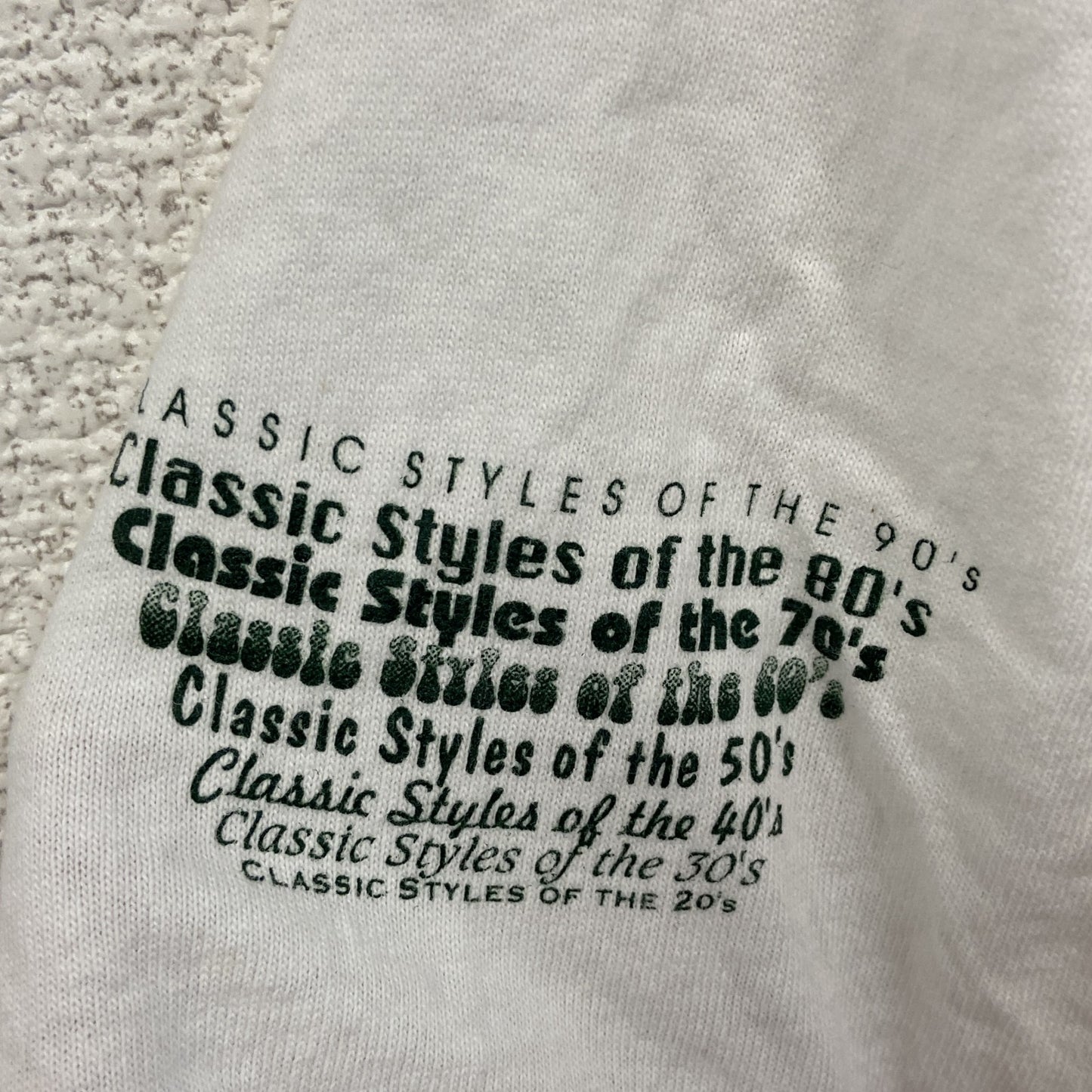 90s　P.J.Clarke's　半袖プリントTシャツ　ヴィンテージ　シングルステッチ　白　ホワイト