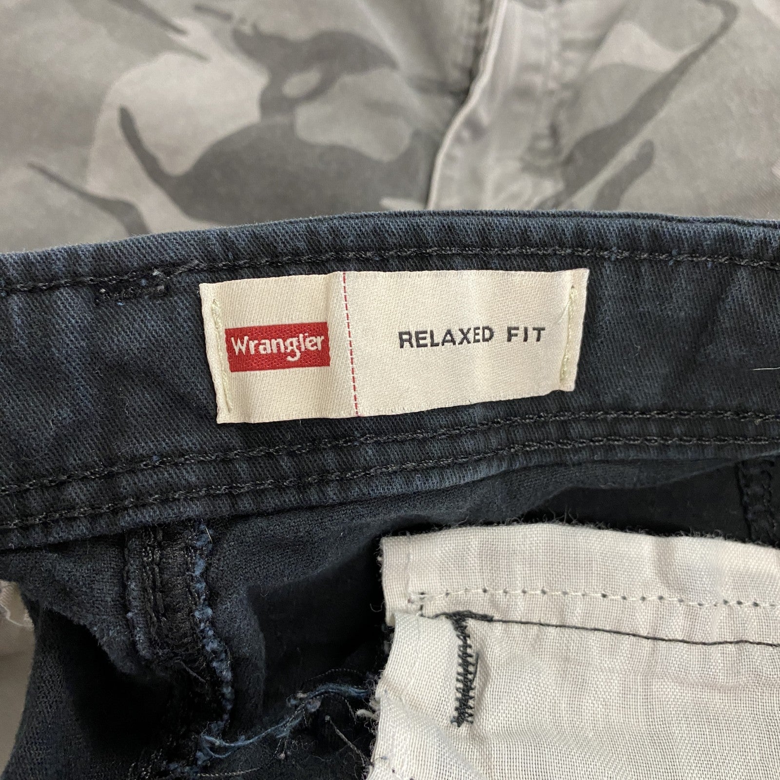 Wrangler　ラングラー　カーゴパンツ　ジップフライ　黒　ブラック　W33サイズ