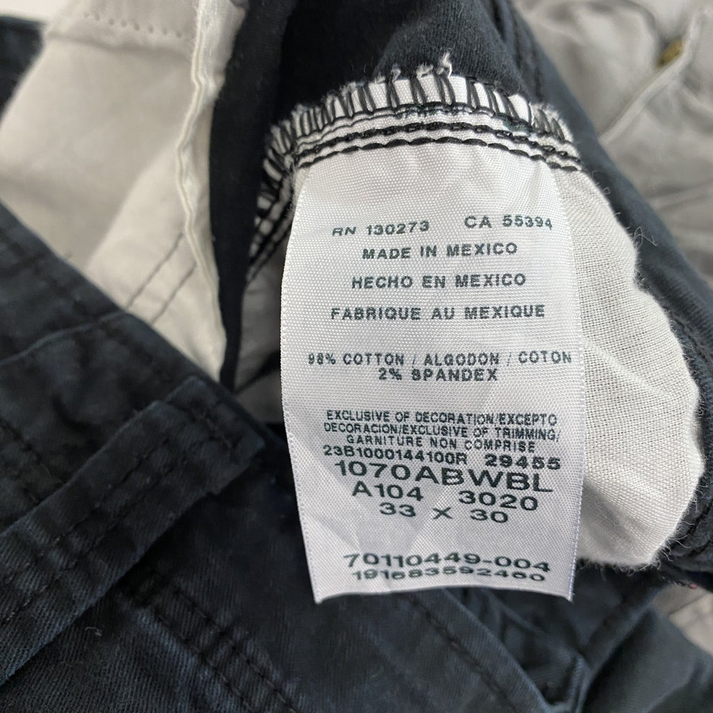 Wrangler　ラングラー　カーゴパンツ　ジップフライ　黒　ブラック　W33サイズ
