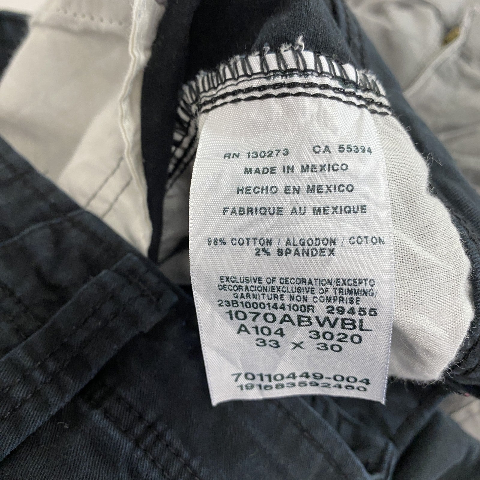 Wrangler　ラングラー　カーゴパンツ　ジップフライ　黒　ブラック　W33サイズ