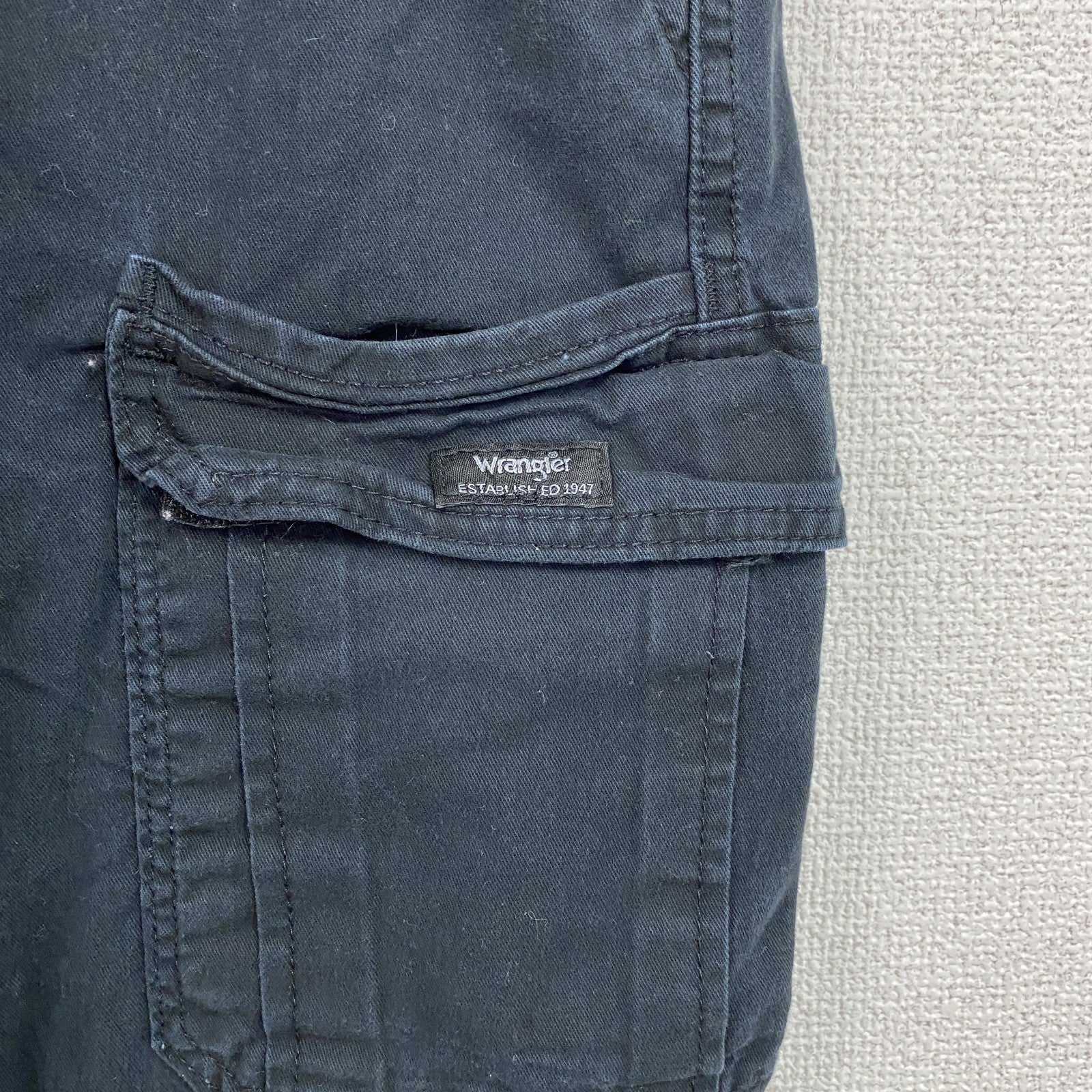 Wrangler　ラングラー　カーゴパンツ　ジップフライ　黒　ブラック　W33サイズ