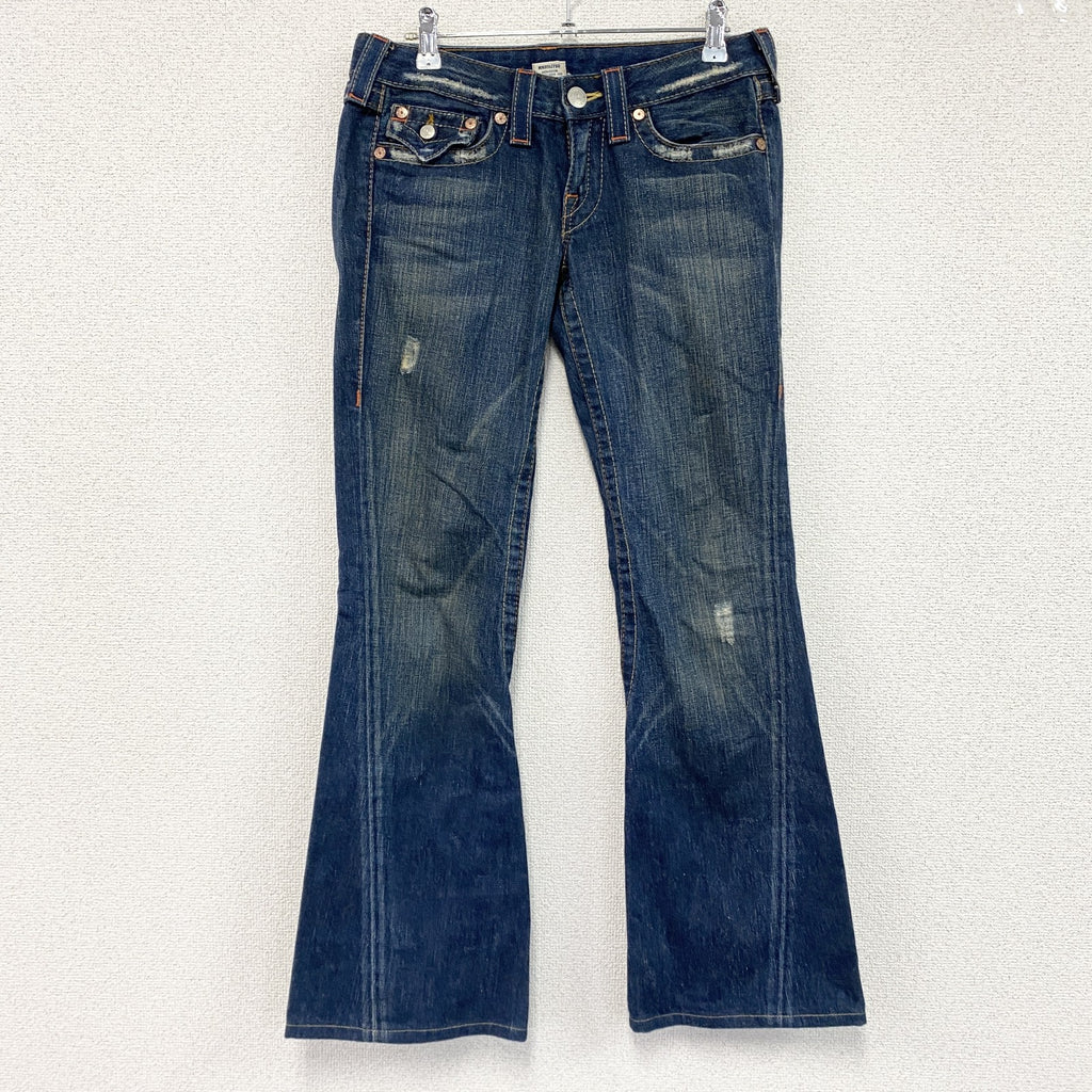 True Religion　トゥルーレリジョン　デニムパンツ/ジーンズ　ジップフライ　インディゴ　27サイズ