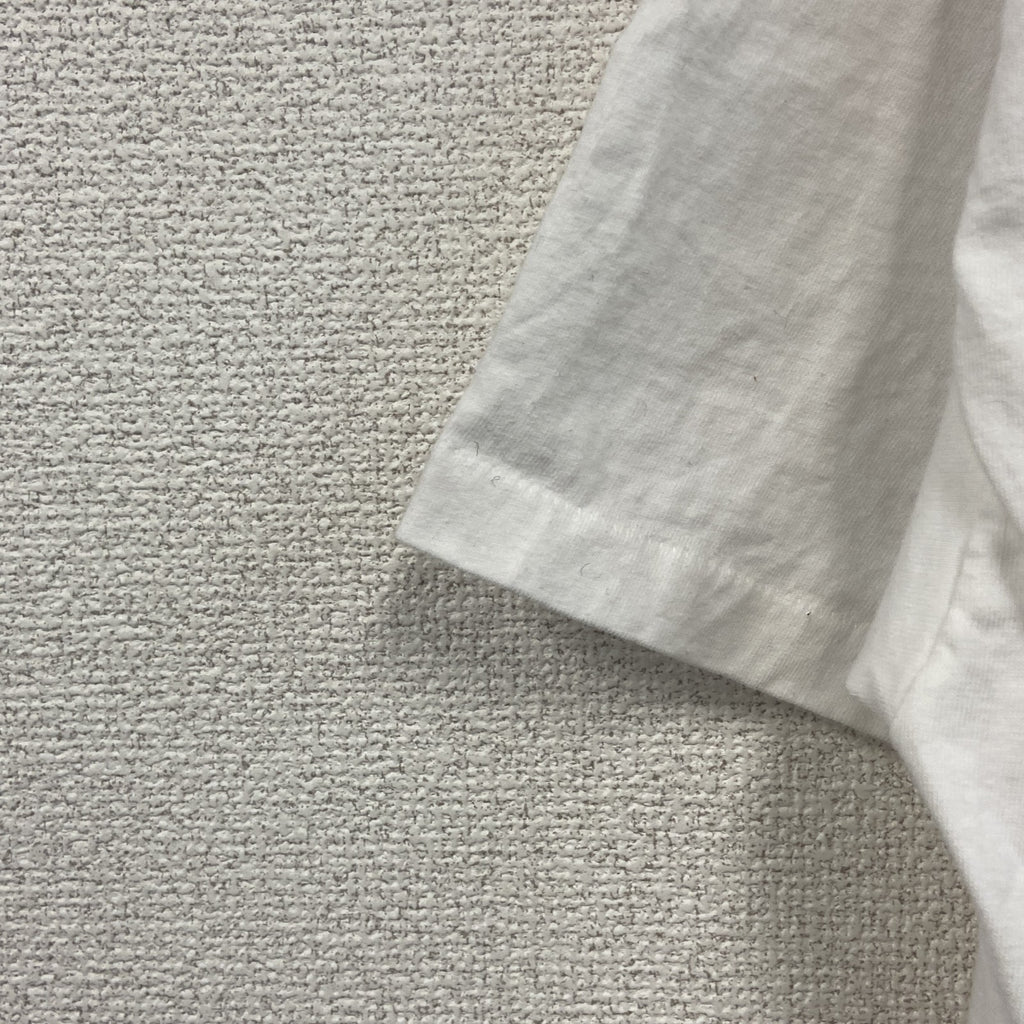 Hanes　ヘインズ　半袖プリントTシャツ　シングルステッチ　US製　白　ホワイト　XXLサイズ