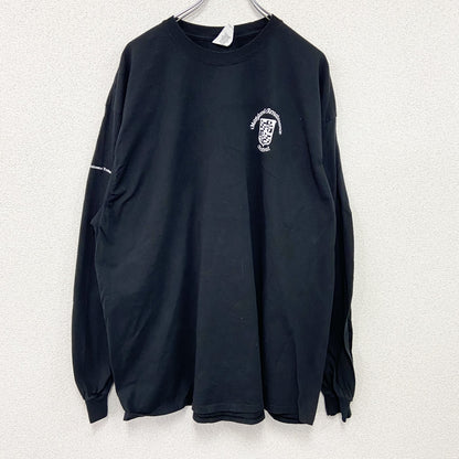 GILDAN　ギルダン　長袖Tシャツ/ロンT　フェス　黒　ブラック　2XLサイズ