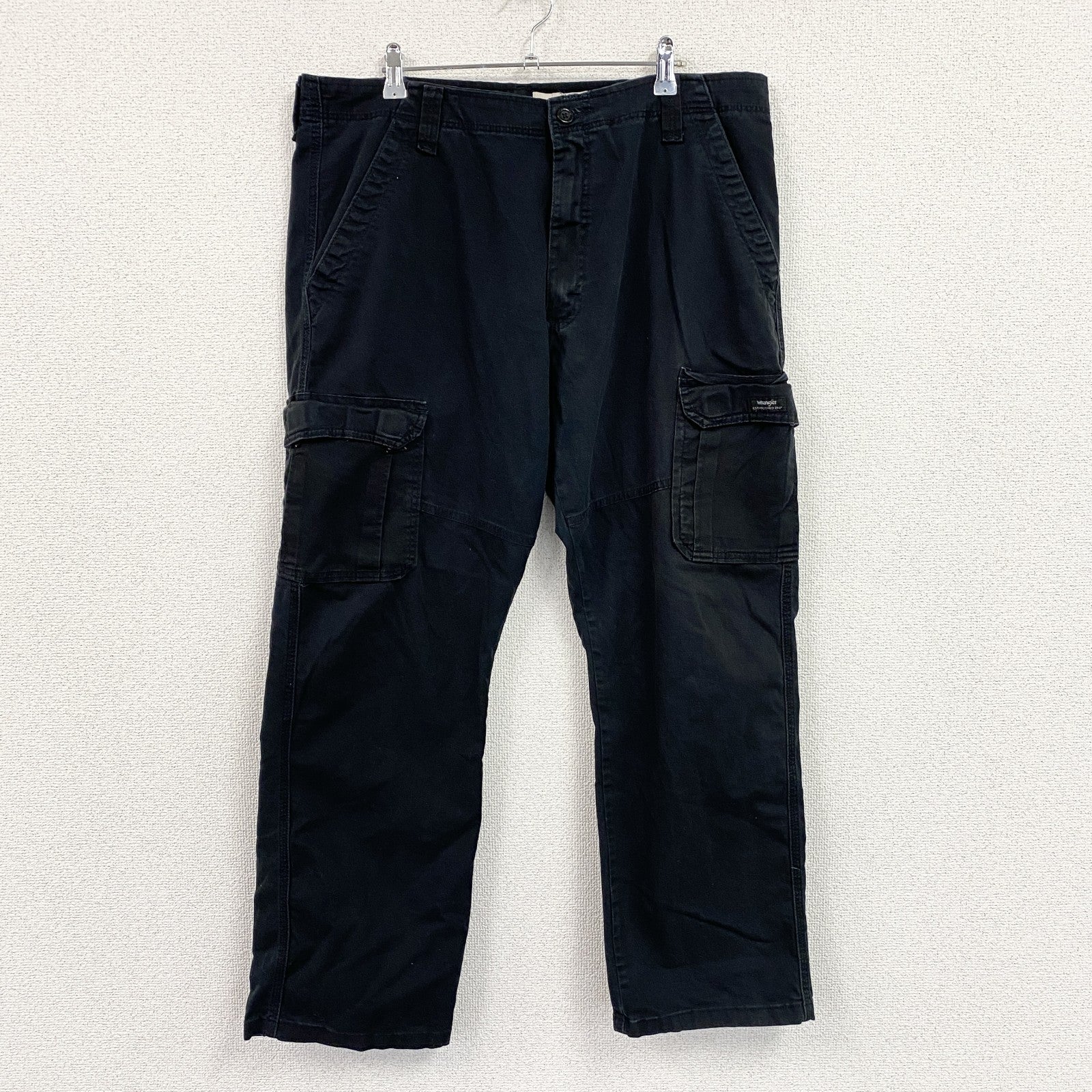 Wrangler　ラングラー　カーゴパンツ　ジップフライ　黒　ブラック　W36サイズ
