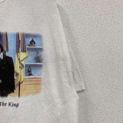 Hanes　ヘインズ　半袖プリントTシャツ　シングルステッチ　US製　白　ホワイト　XXLサイズ