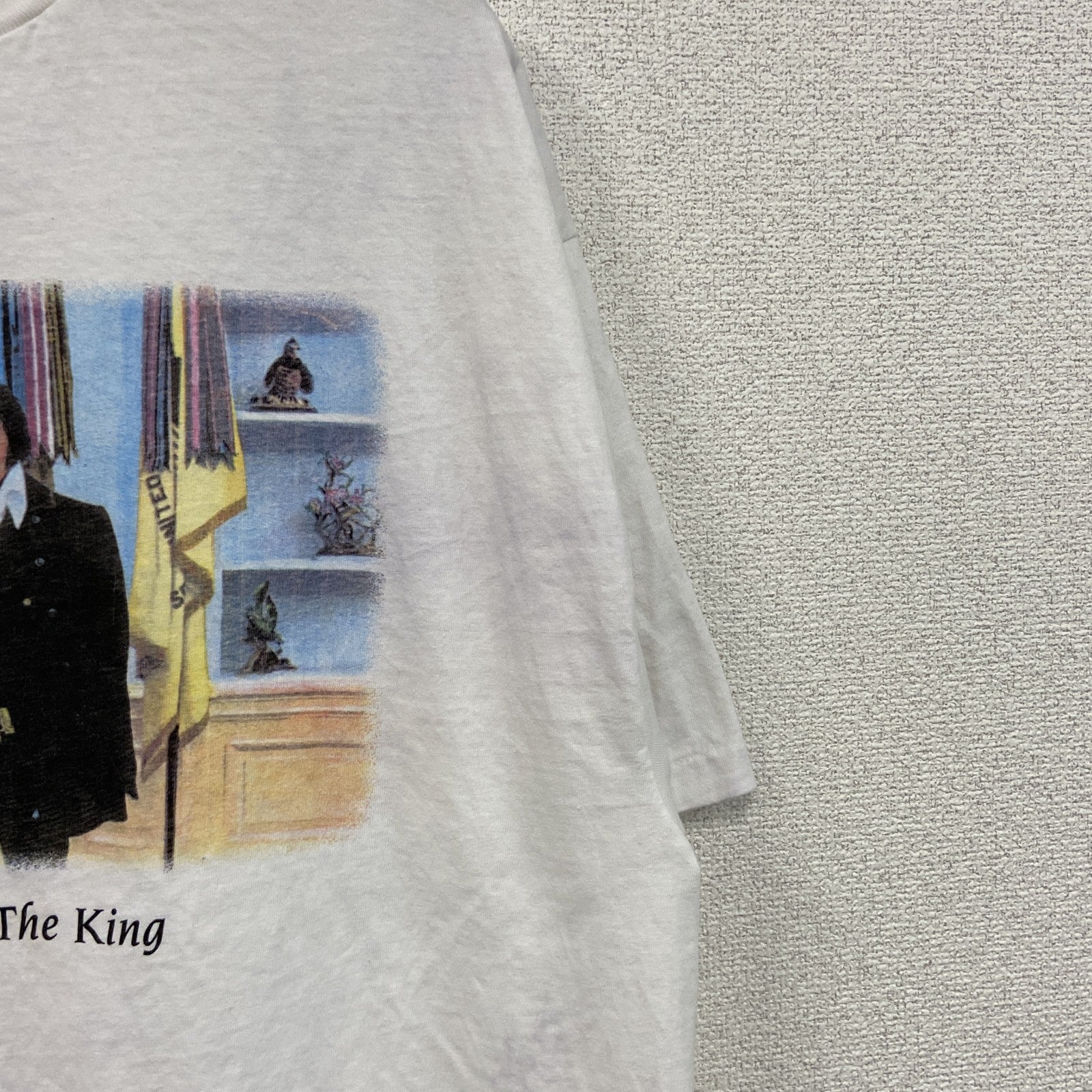 Hanes　ヘインズ　半袖プリントTシャツ　シングルステッチ　US製　白　ホワイト　XXLサイズ