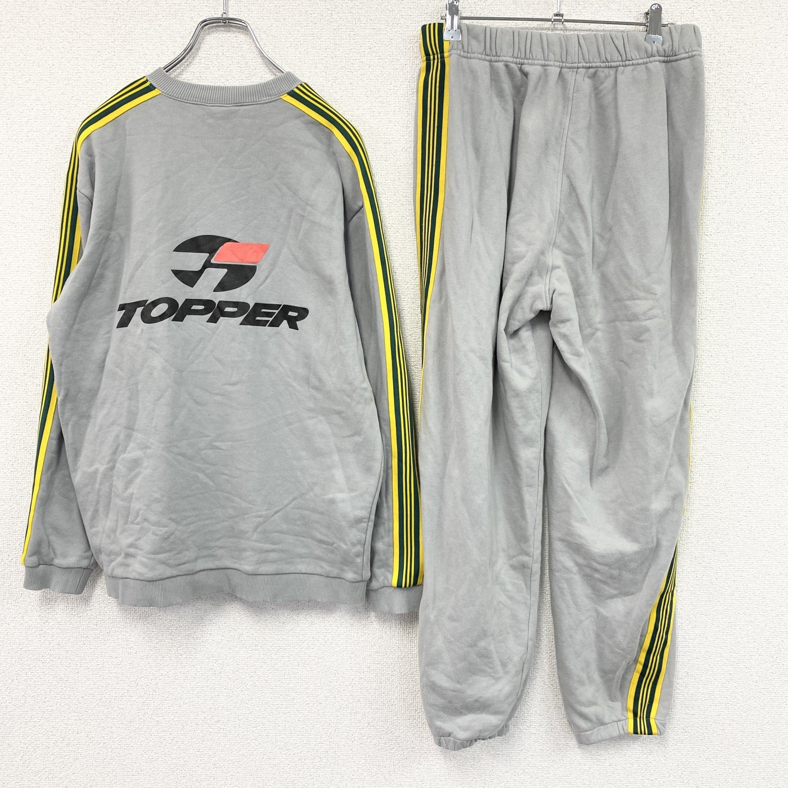 TOPPER　トッパー　セットアップ　スウェット/トレーナー　スウェットパンツ　グレー　Ｍサイズ