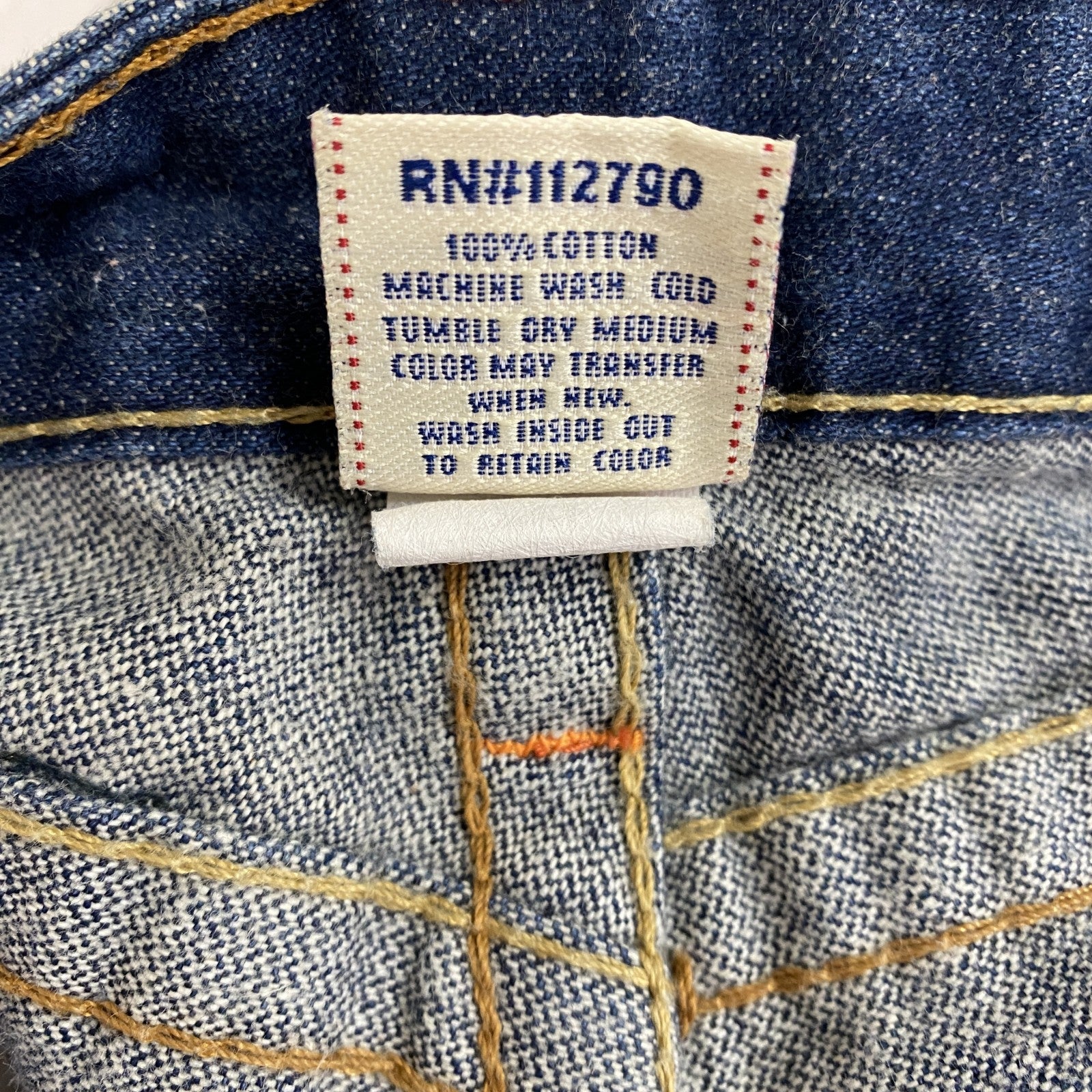 True Religion　トゥルーレリジョン　デニムパンツ/ジーンズ　ジップフライ　インディゴ　27サイズ