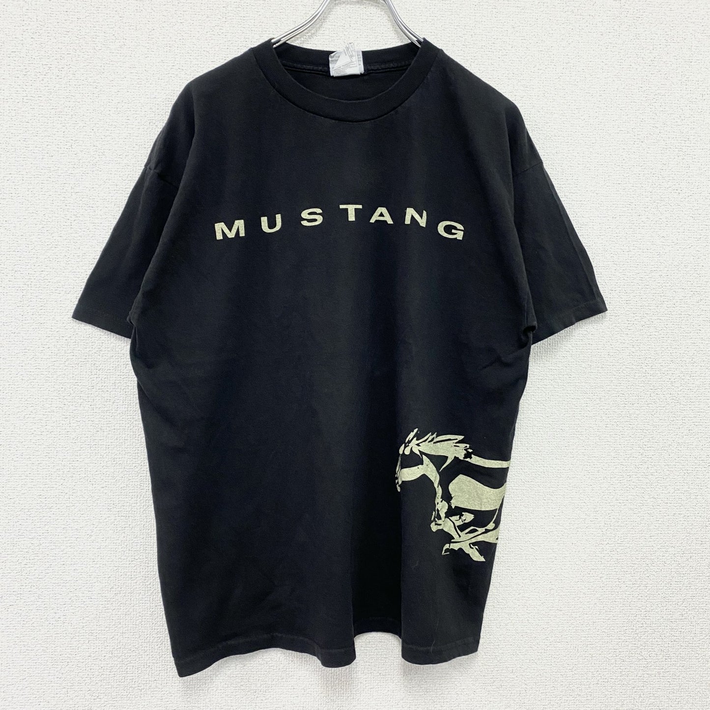 Ford MUSTANG　フォードマスタング　半袖プリントTシャツ　黒　ブラック　XLサイズ