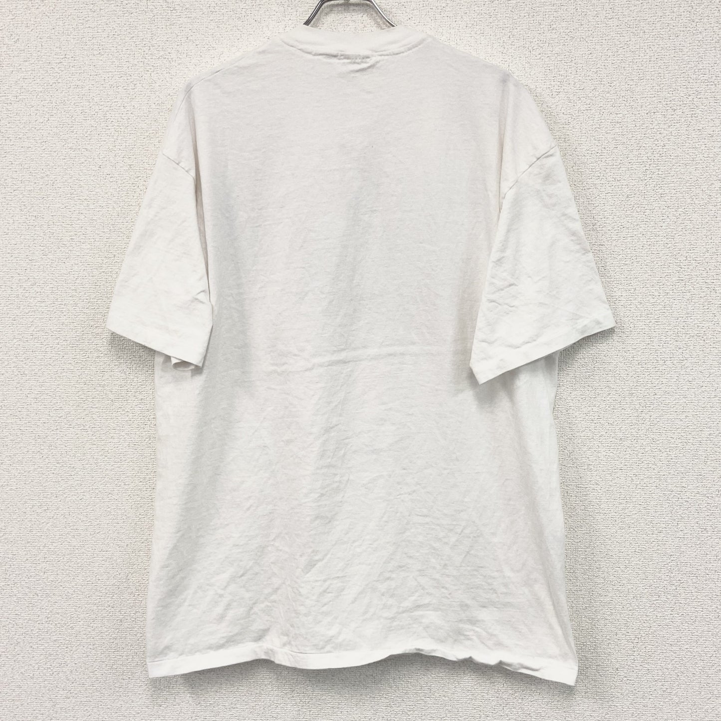 Hanes　ヘインズ　半袖プリントTシャツ　シングルステッチ　US製　白　ホワイト　XXLサイズ