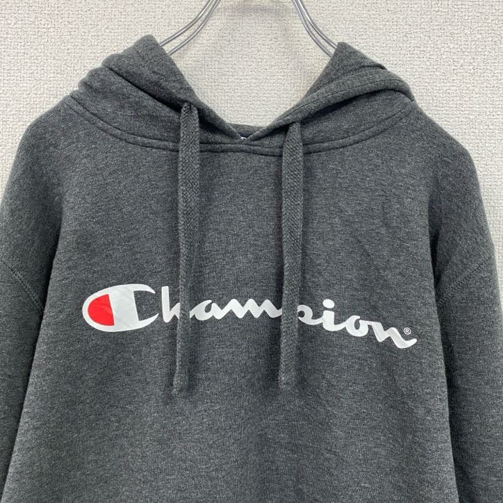 champion　チャンピオン　スウェットパーカー/プリントフーディー　ダークグレー　Lサイズ