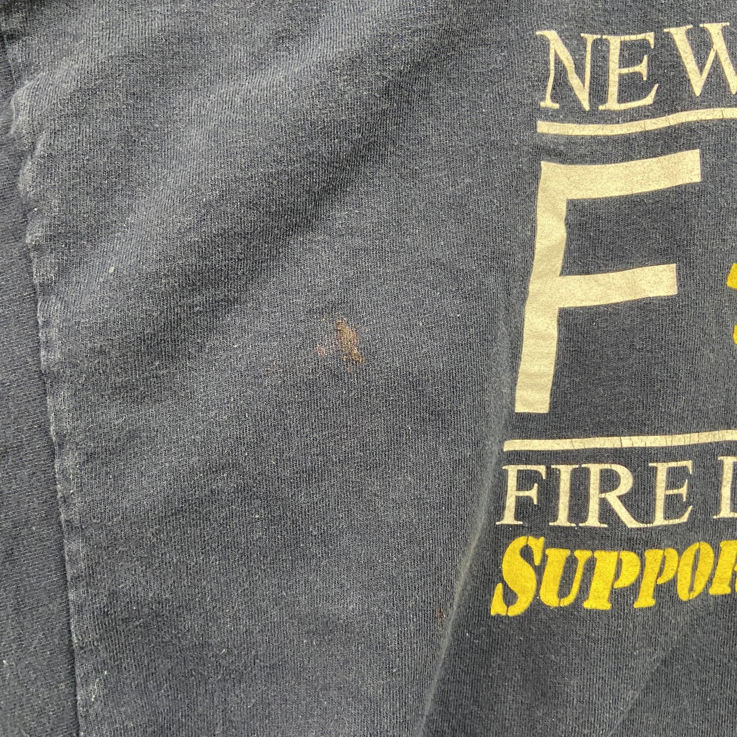 GILDAN　ギルダン　半袖プリントTシャツ　FDNY　USMC　紺　ネイビー　XLサイズ