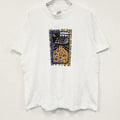 ～90s　Hanes　ヘインズ　半袖プリントTシャツ　ヴィンテージ　シングルステッチ　白　ホワイト　XLサイズ