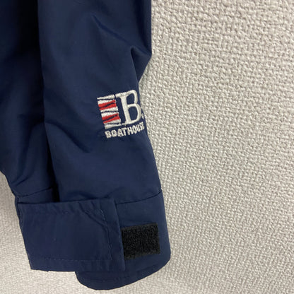 80s～　BOATHOUSE　ボートハウス　GORE-TEX　フルジップジャケット　星条旗　比翼仕立て　紺　ネイビー　Lサイズ