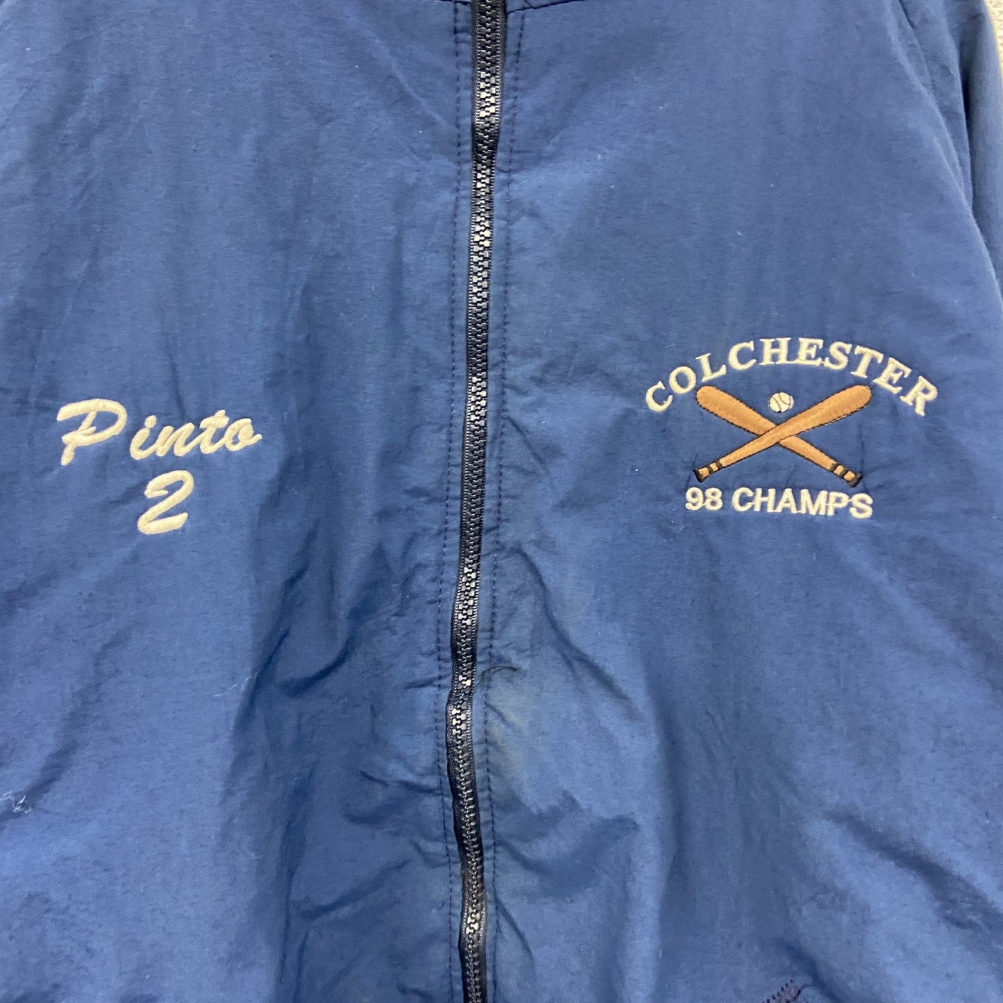 WORKWEAR　フルジップジャケット　紺　ネイビー