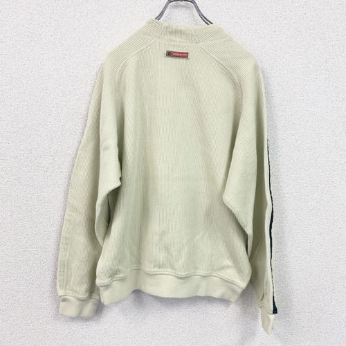 00s　NIKE　ナイキ　コットンニットセーター　ヴィンテージ　白　ホワイト　Mサイズ