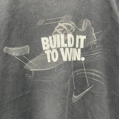 NIKE　ナイキ　半袖プリントTシャツ　スウッシュ　黒　ブラック　XLサイズ