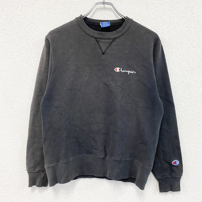 Champion　チャンピオン　スウェット/トレーナー　前V　黒　ブラック　Mサイズ