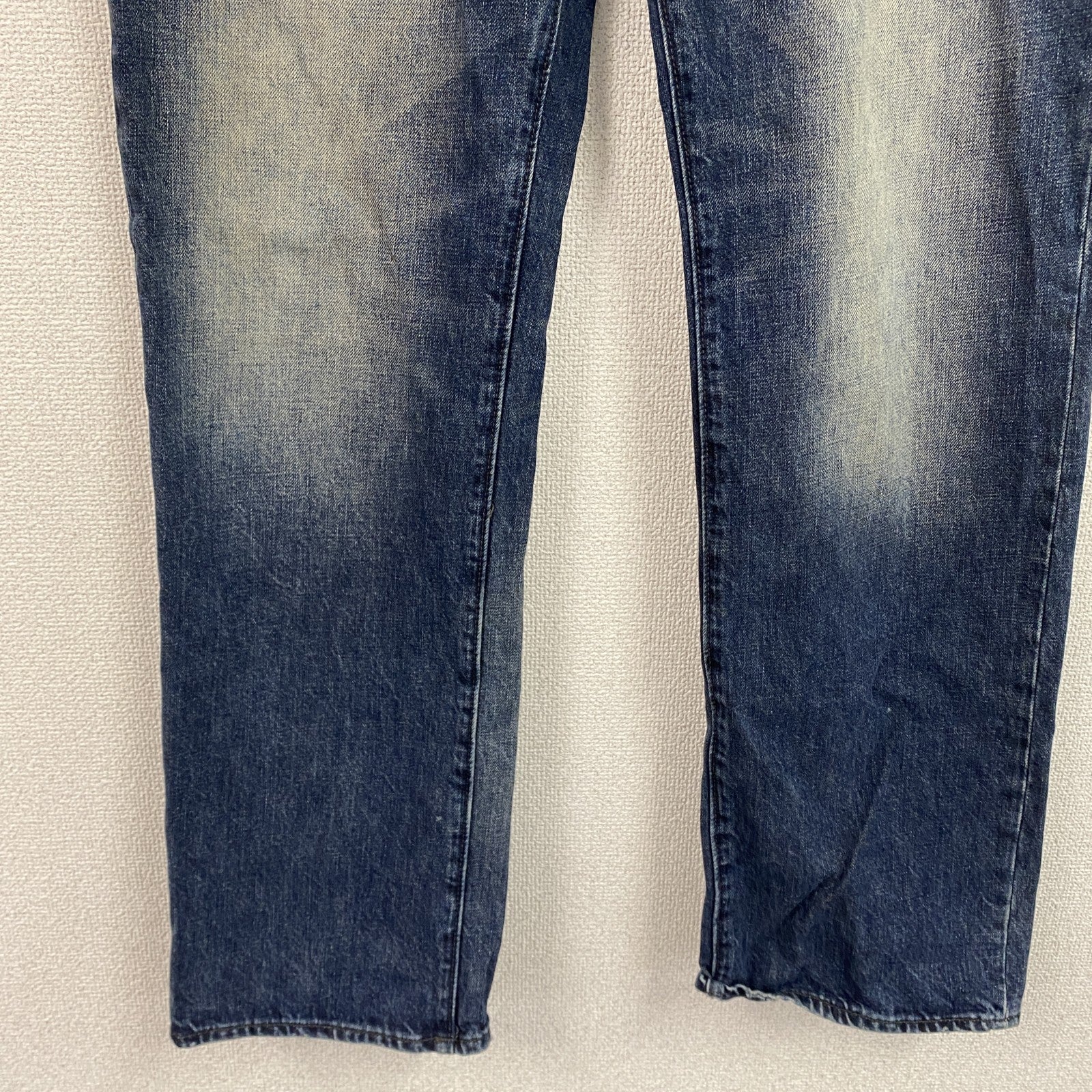 GAP　ギャップ　 デニムパンツ　ヴィンテージ加工　ヒゲ　縦落ち　ハチノス　インディゴ