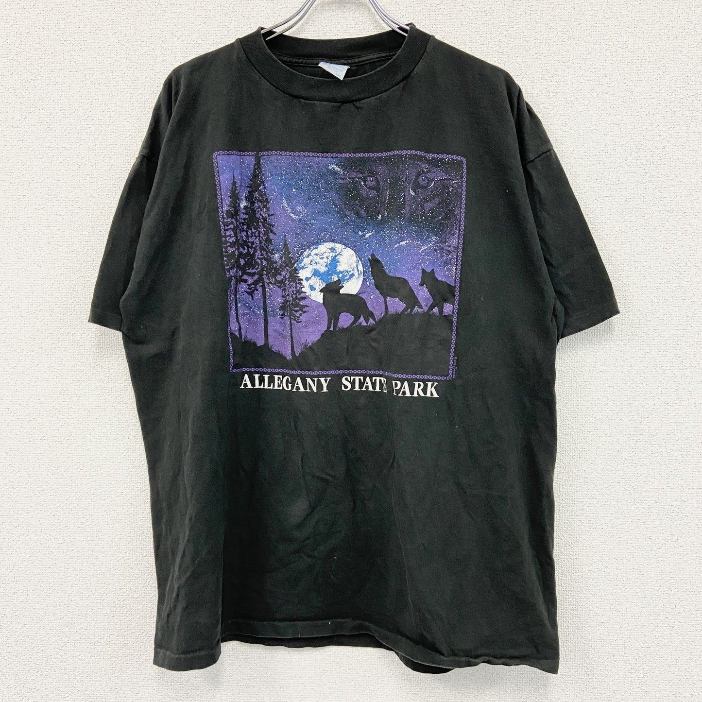90s　Prairie Mountain　半袖プリントTシャツ　シングルステッチ　黒　ブラック　XXLサイズ