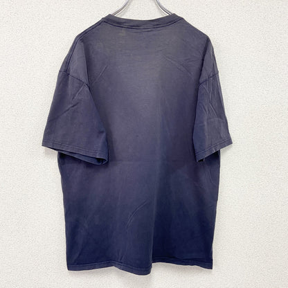 00s　SOF Tee　半袖プリントTシャツ　フェード　星条旗　ヴィンテージ　紺　ネイビー　