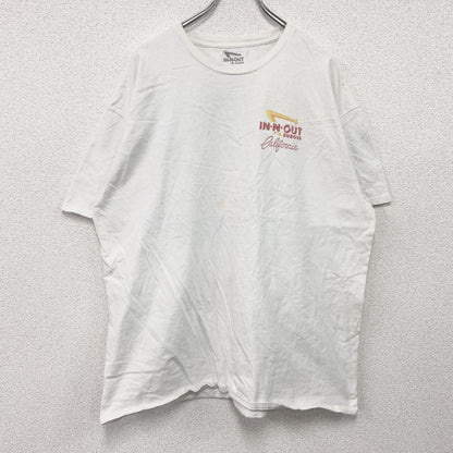 IN N OUT BURGER　イネナウトバーガー　半袖プリントTシャツ　企業T　白　ホワイト　2XLサイズ