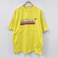 00s～　kikantisch　半袖プリントTシャツ 　PIZZA　ユーロヴィンテージ　黄色　イエロー　XLサイズ
