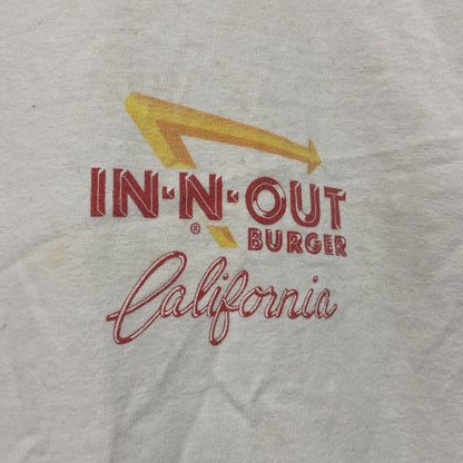 IN N OUT BURGER　イネナウトバーガー　半袖プリントTシャツ　企業T　白　ホワイト　2XLサイズ