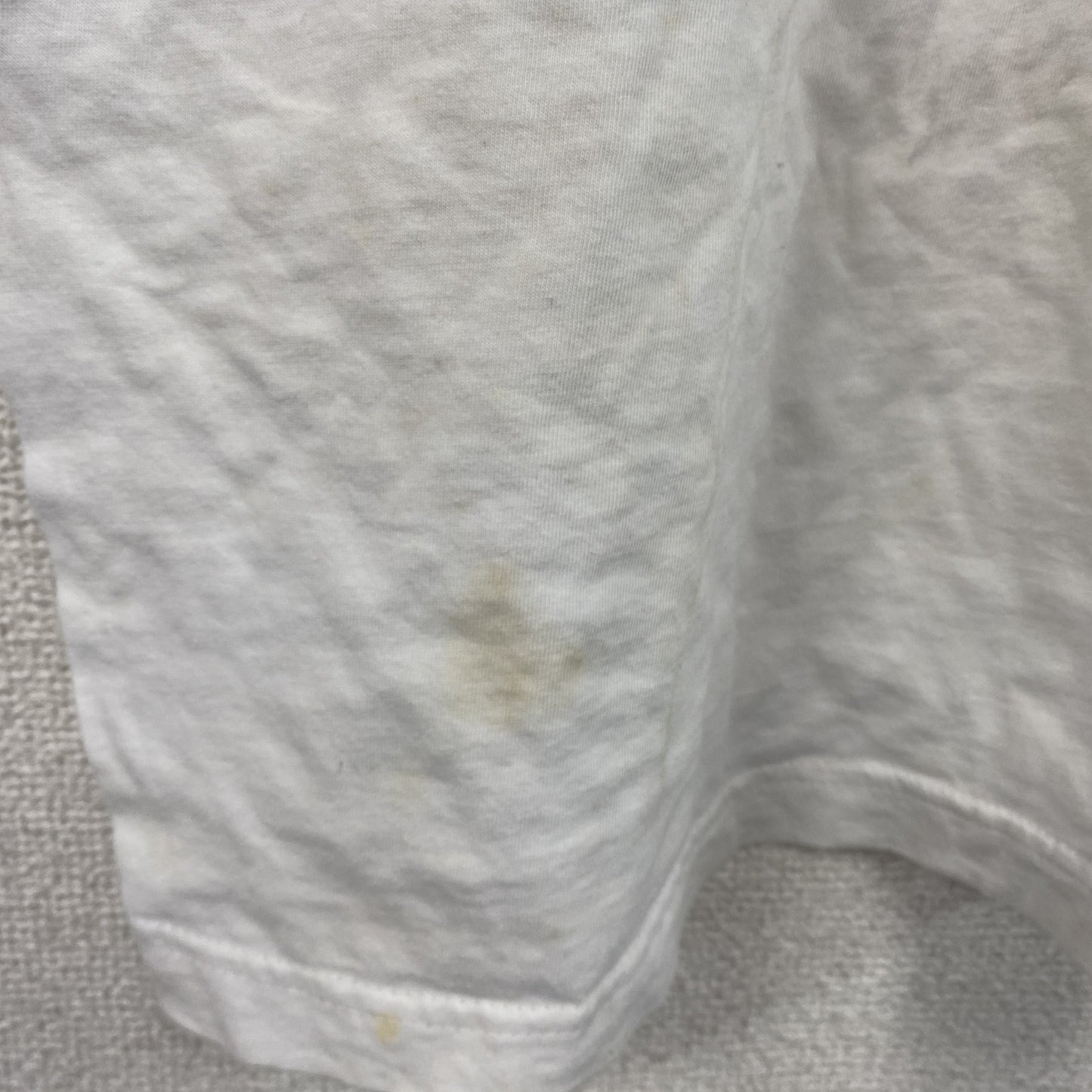 90s～　US BASIC　半袖プリントTシャツ　ヴィンテージ　白　ホワイト　Lサイズ