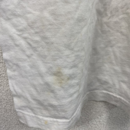 90s～　US BASIC　半袖プリントTシャツ　ヴィンテージ　白　ホワイト　Lサイズ