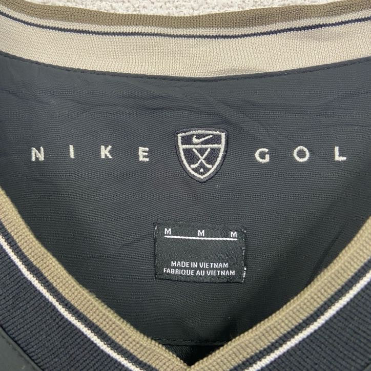 NIKEGOLF　ナイキゴルフ　ナイロンジャケット　プルオーバー　黒　ブラック　Mサイズ