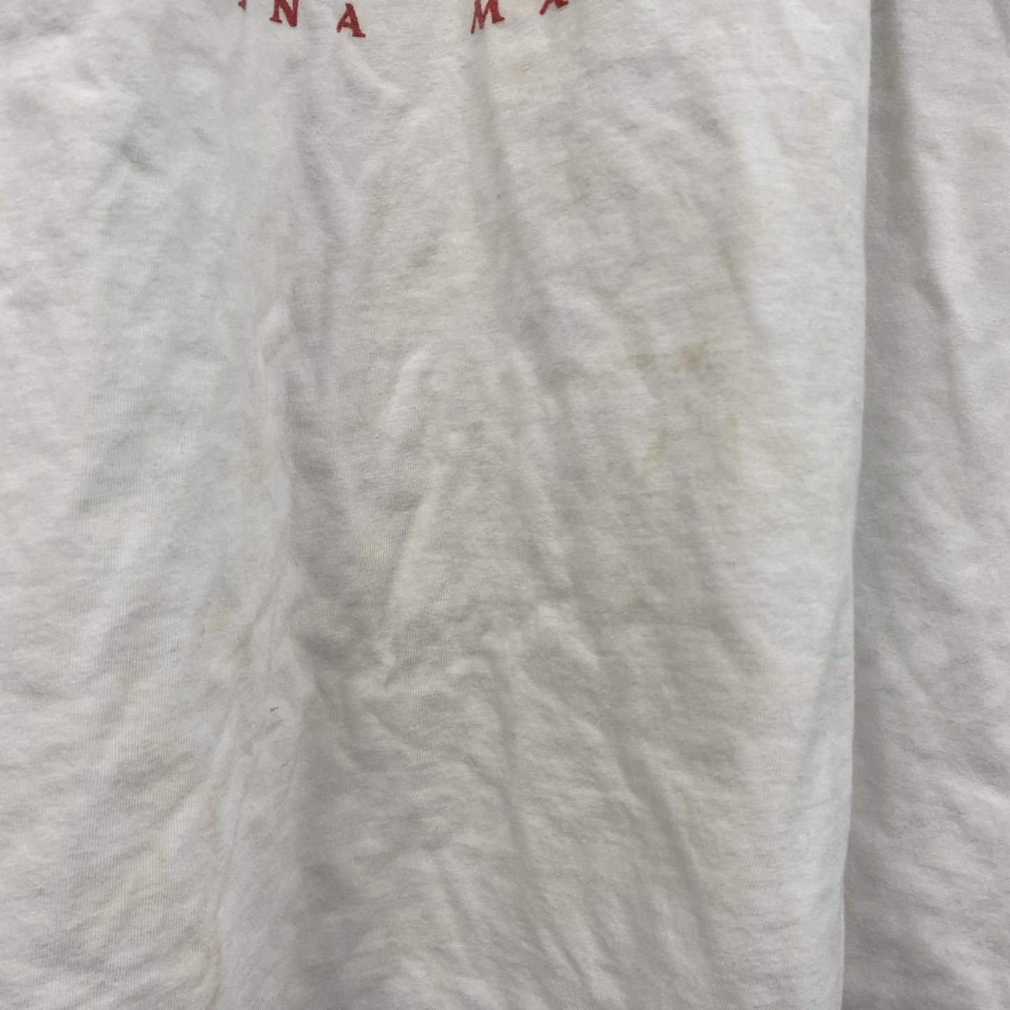 90s～　US BASIC　半袖プリントTシャツ　ヴィンテージ　白　ホワイト　Lサイズ