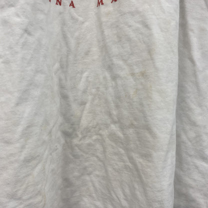 90s～　US BASIC　半袖プリントTシャツ　ヴィンテージ　白　ホワイト　Lサイズ