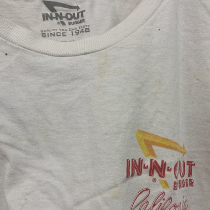 IN N OUT BURGER　イネナウトバーガー　半袖プリントTシャツ　企業T　白　ホワイト　2XLサイズ